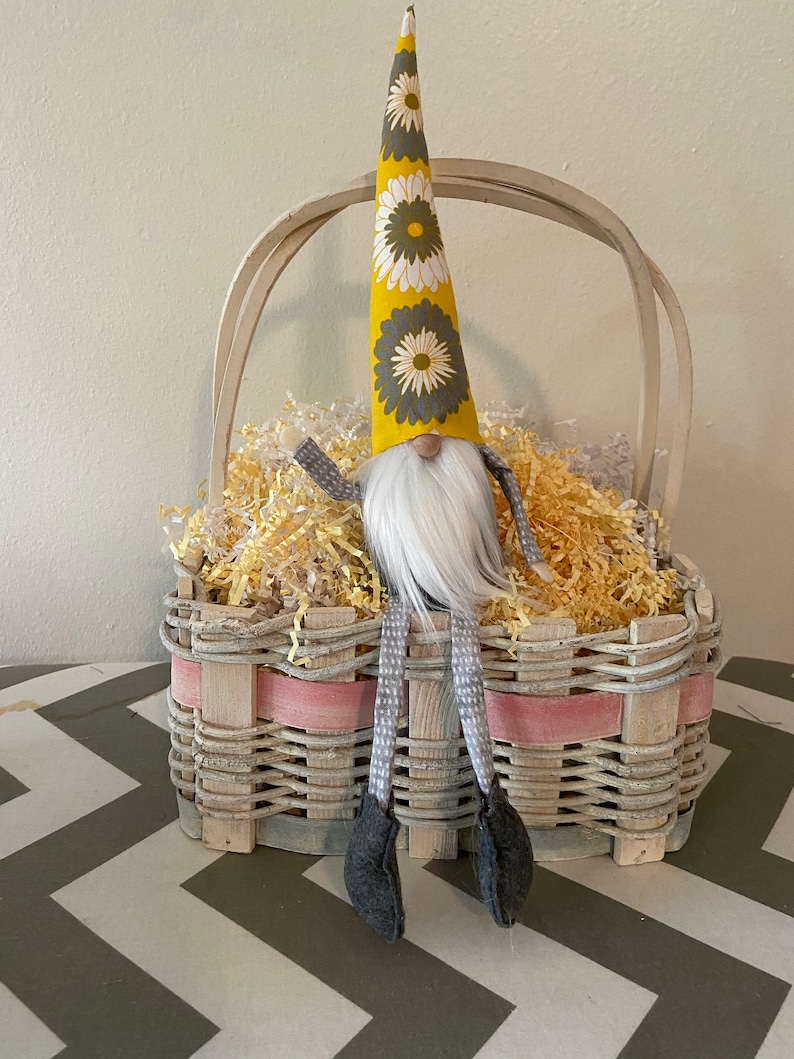 Adorable Daisy Gnome Shelf Sitter Etsy