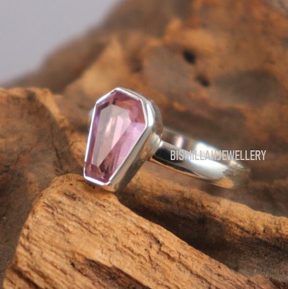 Coffin store ring etsy