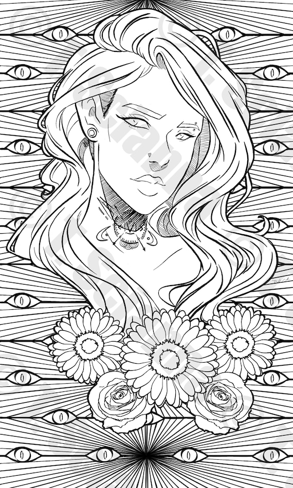 Evil Eye Coloring Pages