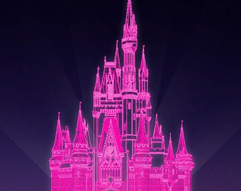 Cinderella Castle Print | Disney Castle Print | Disney Castle Art | Castle Poster | Fairytale Art | Castle Wall Art | 11x14 Poster Print