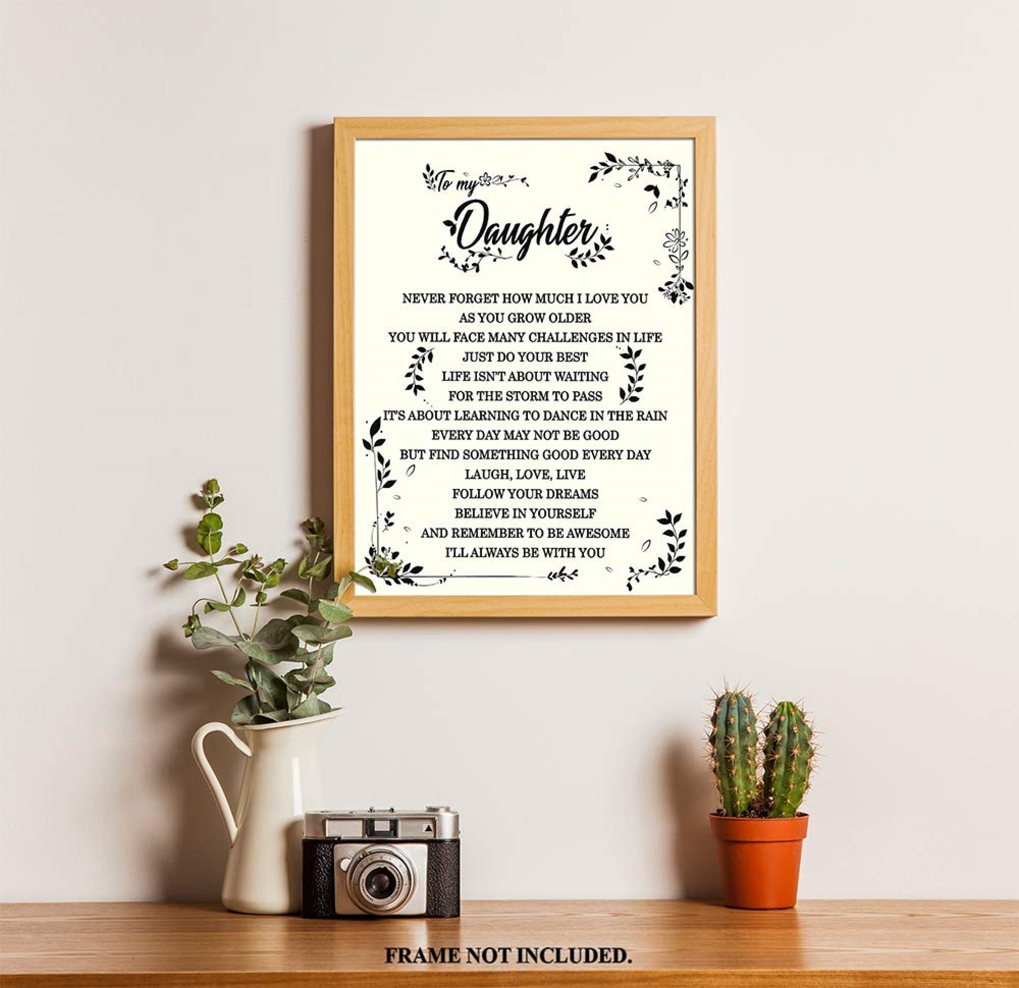 Daughter Quote Sign Daughter Wall Art Daughter Printable Daughter