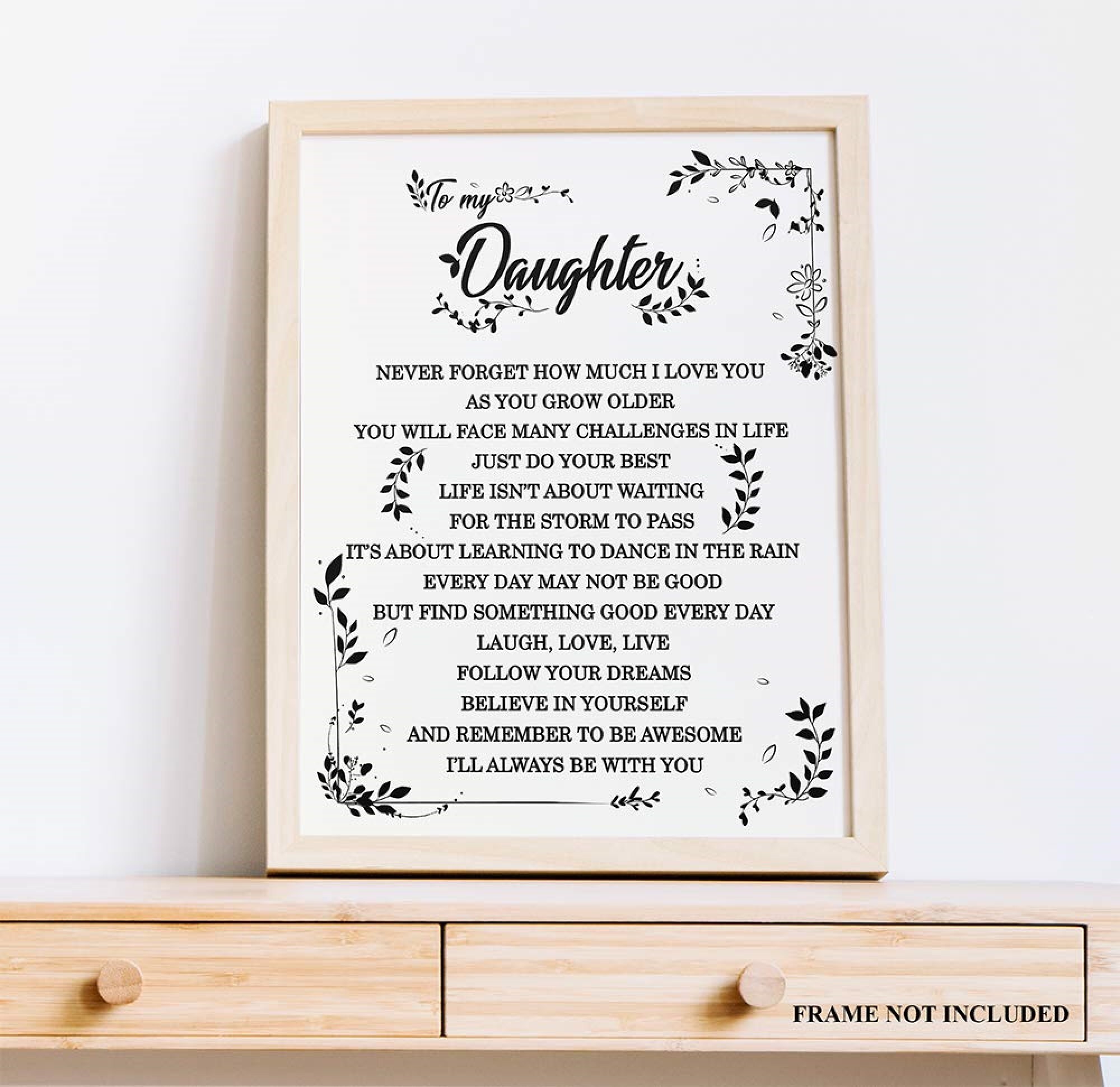 Daughter Quote Sign Daughter Wall Art Daughter Printable Daughter