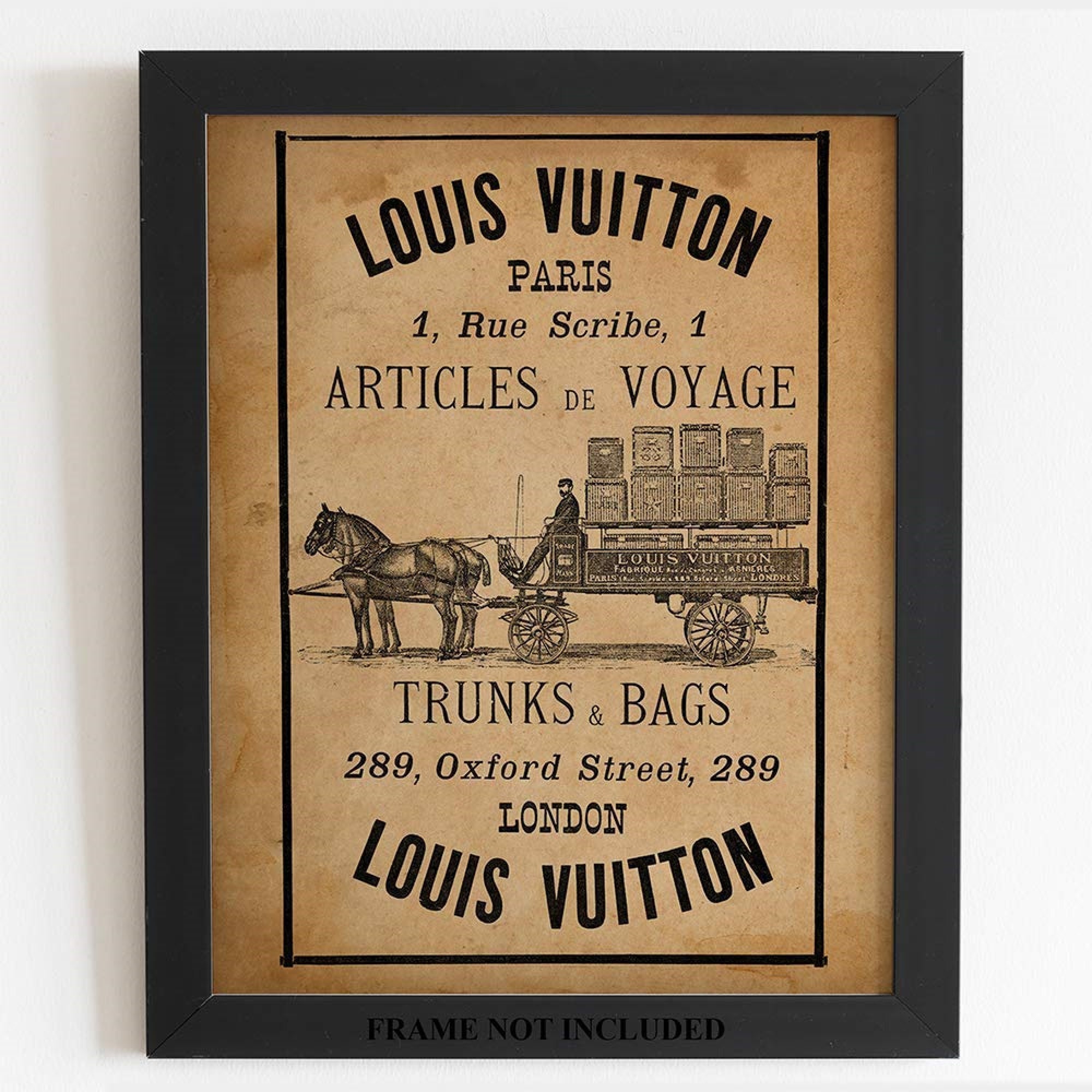 Vintage Louis Vuitton Poster