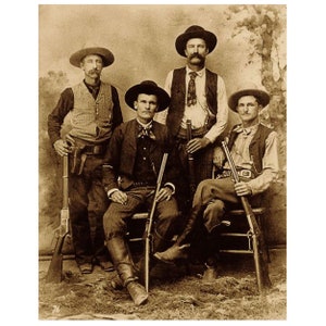 James Younger Gang | James Gang | Old West Legends | Bank Robbery | Wild West Enthusiast | Western Photos |Antique Photo |11x14 Poster Print