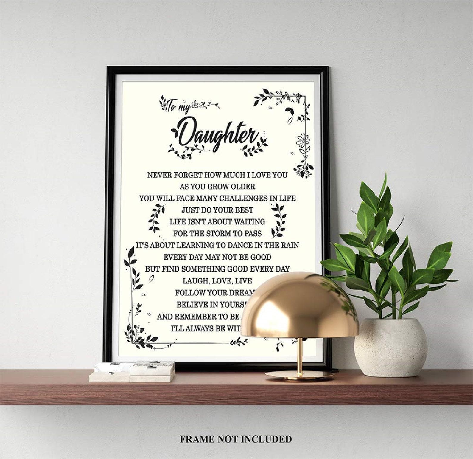 Daughter Quote Sign Daughter Wall Art Daughter Printable Daughter