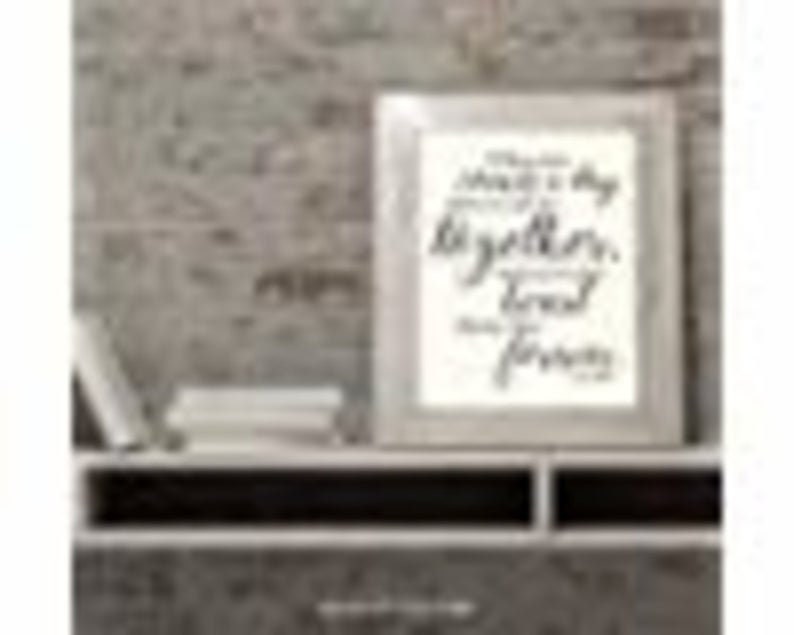 Inspiring Wall Art Motivational Sign AA Milne Quote AA Milne Poster ...