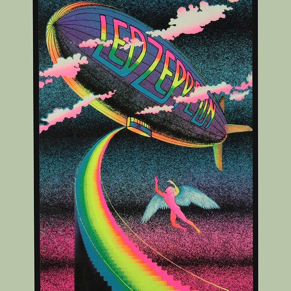 Led Zeppelin Poster | Stairway To Heaven | Classic Rock Band | Cover Album Art | 80s Led Zeppelin | Led Zeppelin Concert | 8x10 Print Sign