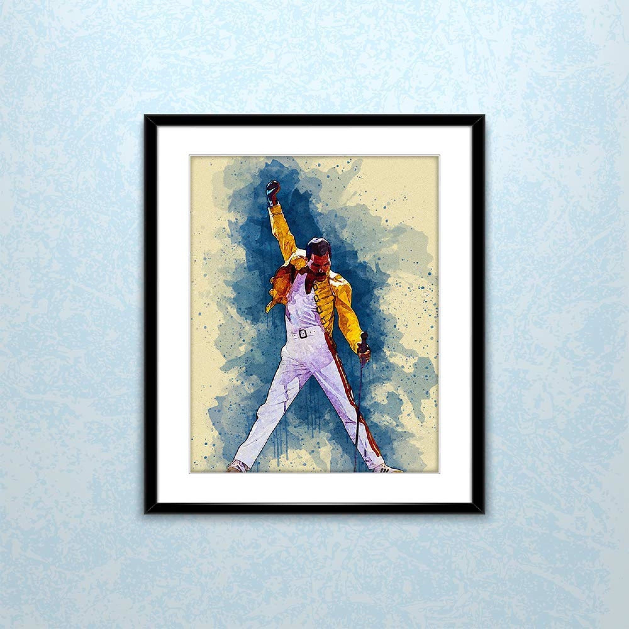 Freddie Mercury Print freddie Mercury Art musician Art queen Band Art ...