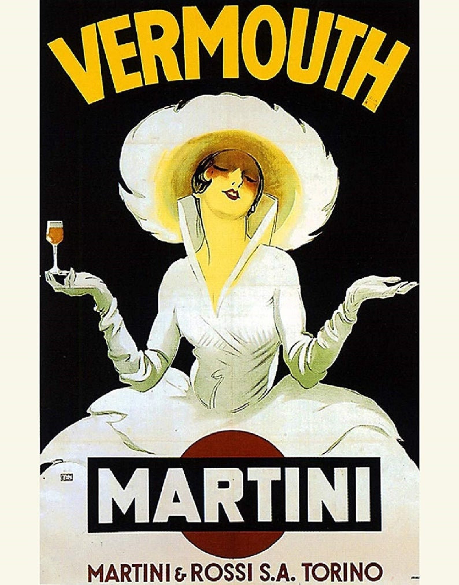 Vermouth Print Vermouth Poster Martini Print Vintage Ad Poster