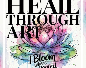 Mindful Coloring Book: 50 Therapeutic Pages for Anxiety Relief (Digital Download)