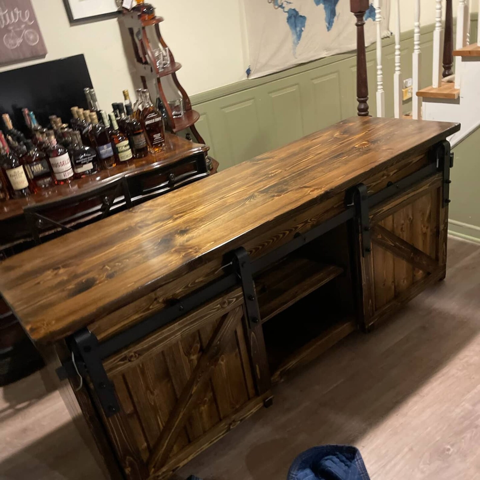 Double Barn Door Liquor Etsy