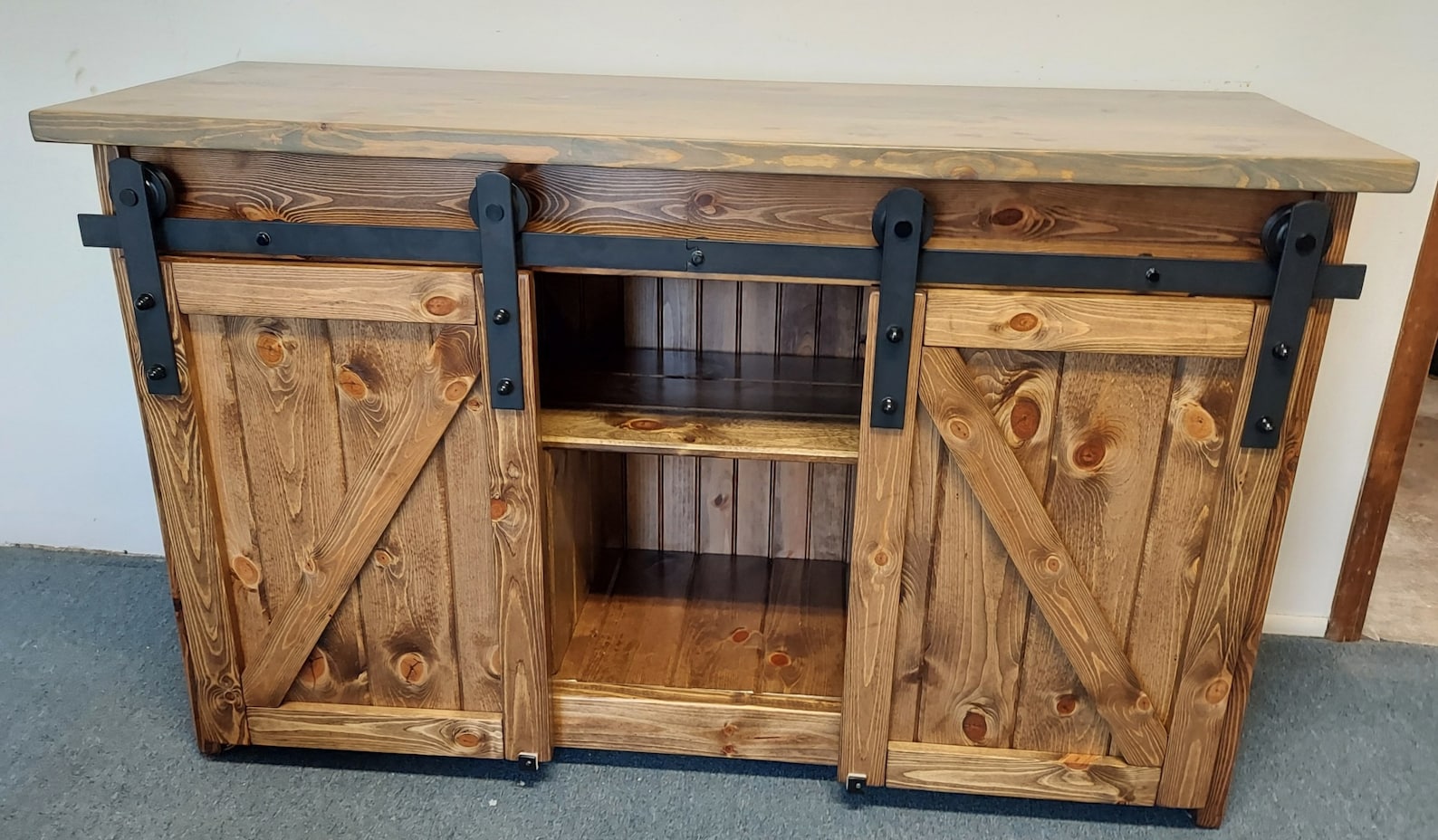 Double Barn Door Liquor Etsy