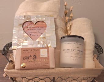 Spa Gift Basket for Her - Cozy Relaxing Comfort