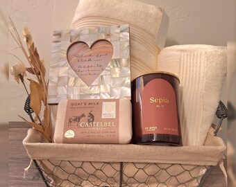 Spa Gift Basket for Her - Cozy Relaxing Comfort