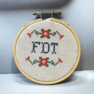 Cross stitch pattern FDT. funny adult cross stitch pattern. DIY resistance art. subversive cross stitch pattern for beginners. democrat art