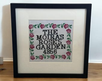 Moira's Roses Garden 4856. Schitts Creek Cross Stitch. Moira Rose