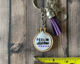 Clothing & Accessories :: Keychains & Lanyards :: Bachelorette favor. I  made it nice cross stitch keychain. Dorinda quote. Bag charm. Real  Housewives of New York. Planner charm. RHONY