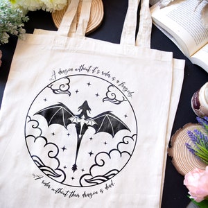 Fourth Wing tote bag