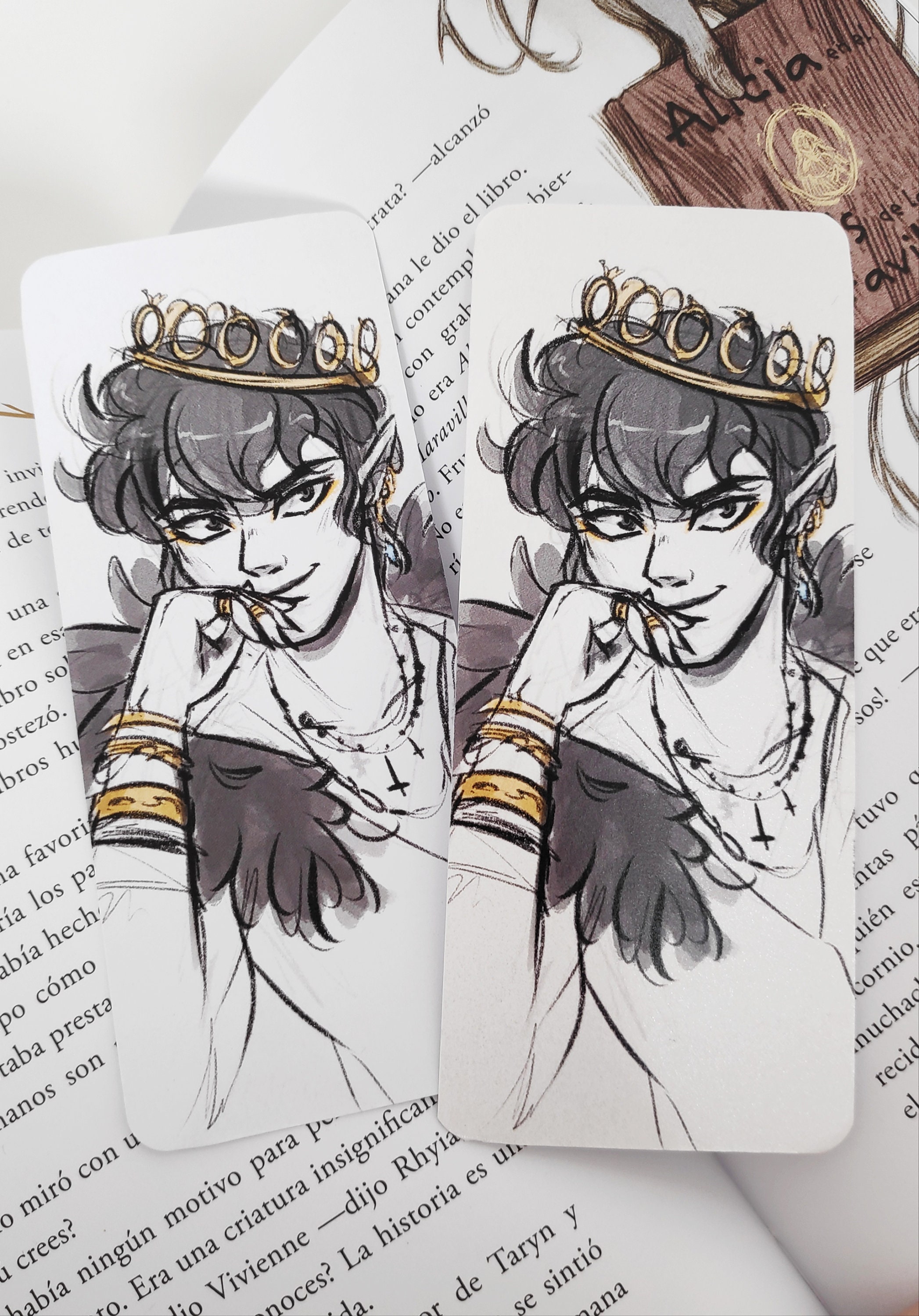 The Cruel Prince - Cardan Greenbriar Print + Bookmark - Etsy