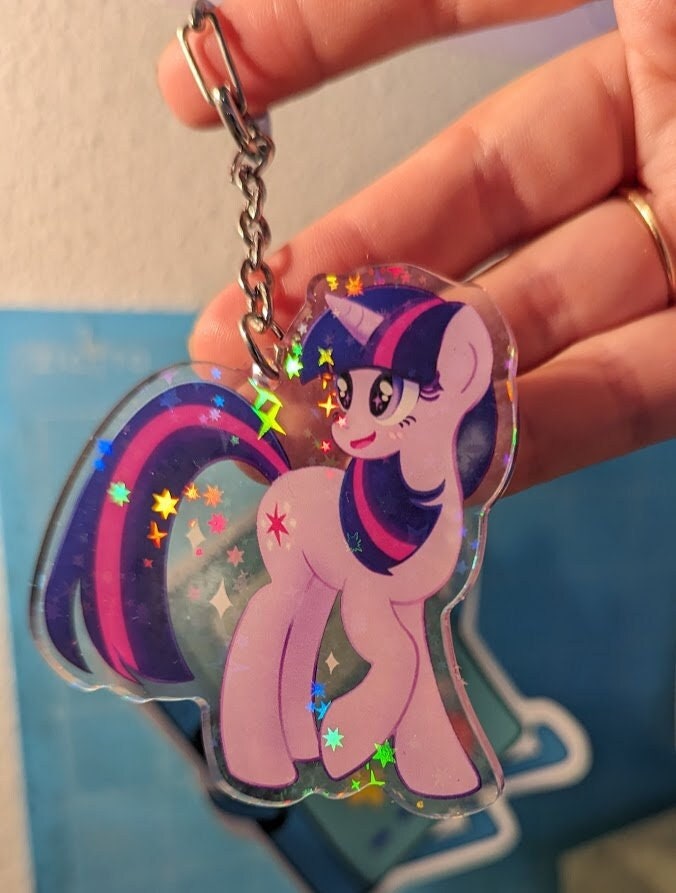 Celestial Keychain-twilight blue/sunset blaze — nay-creates