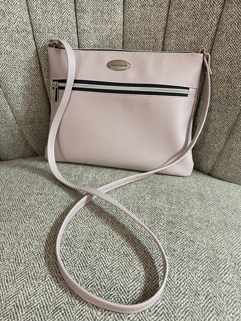 Casey Pouchette Pattern by Maggy55. Faux Leather Crossbody Etsy