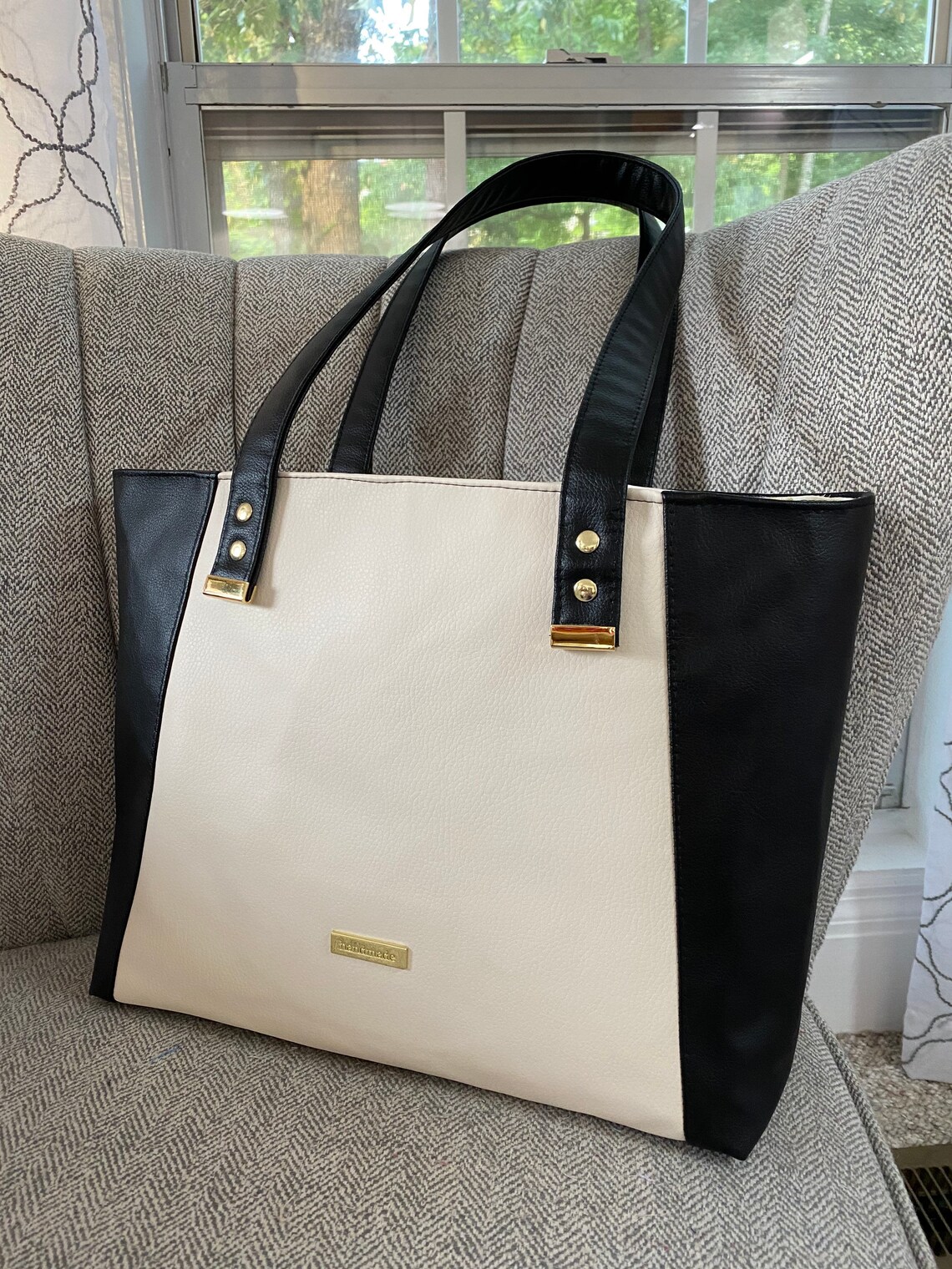 The Everyday Tote pattern by Bagstock Designs. Classic tote Etsy