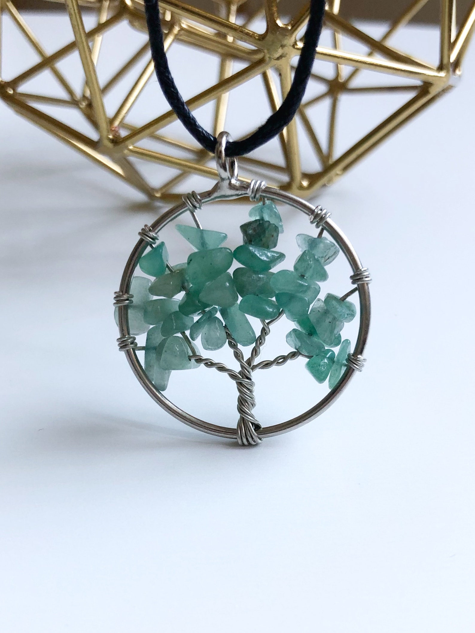Gemstone Tree of Life Necklace Life Tree Necklace Life Tree | Etsy