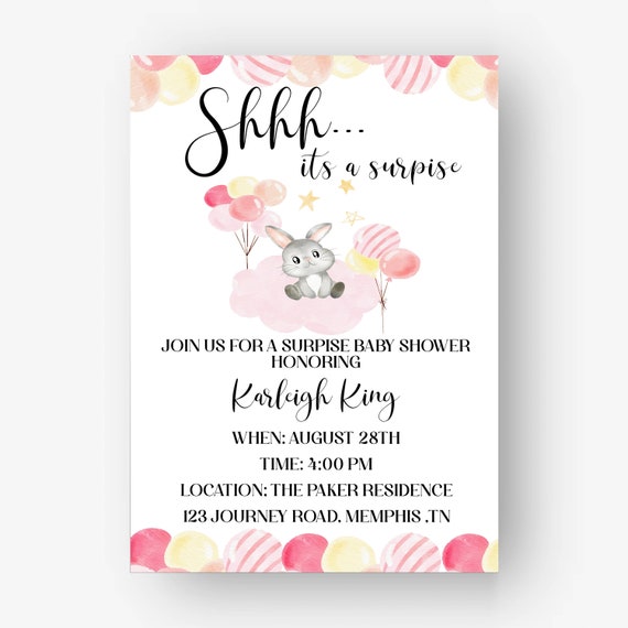 Surprise on sale baby shower