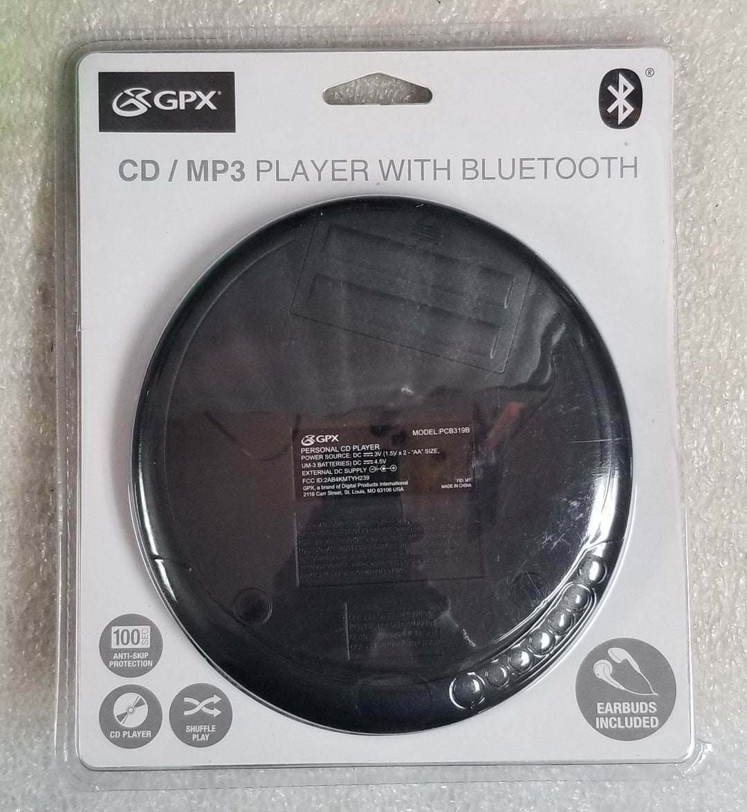 GPX PCB319B CD / MP3 Player With Bluetooth MODEL PCB319B Etsy