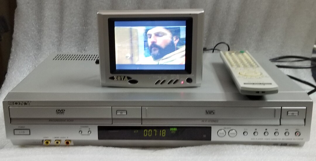 Sony SLVD370P DVD VCR Combo Player Vhs Stereo Analog Tv Tuner Etsy
