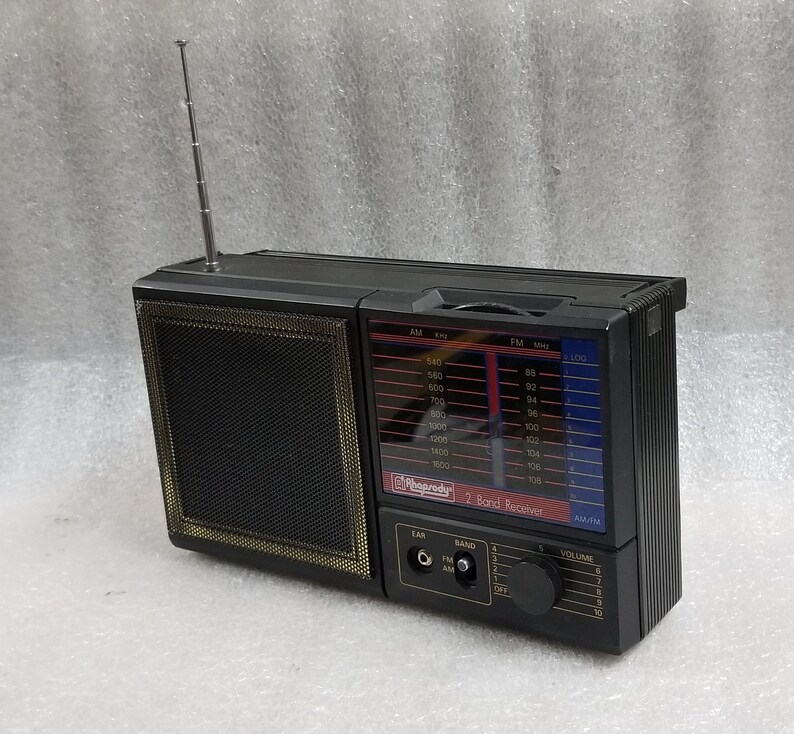 Rhapsody Model No. RY-426 AM/FM Portable Radio | Etsy