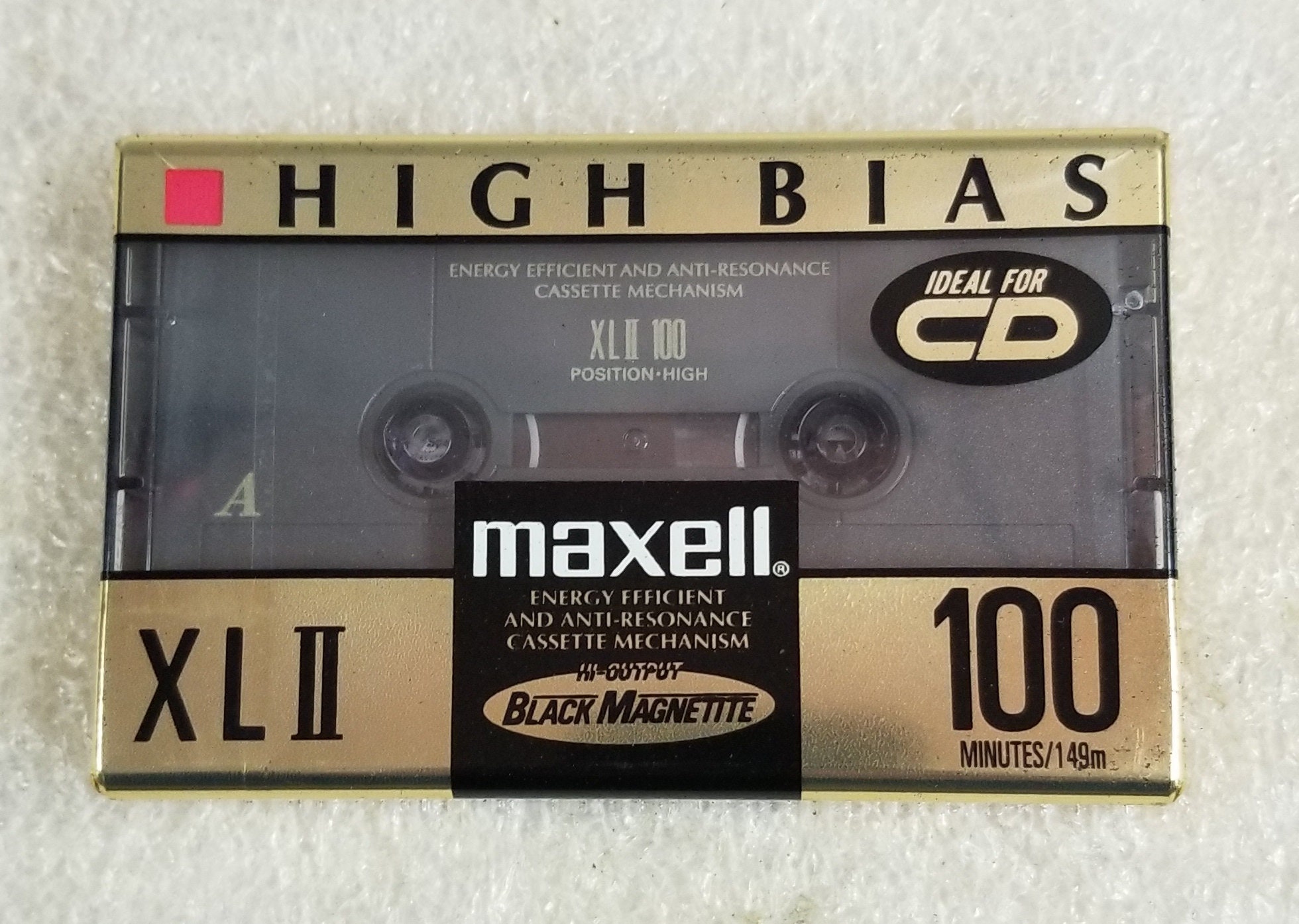 Maxell High Bias XLII 100 Minutes Blank Audio Cassette Tape 100 Minutes NEW  -  Canada