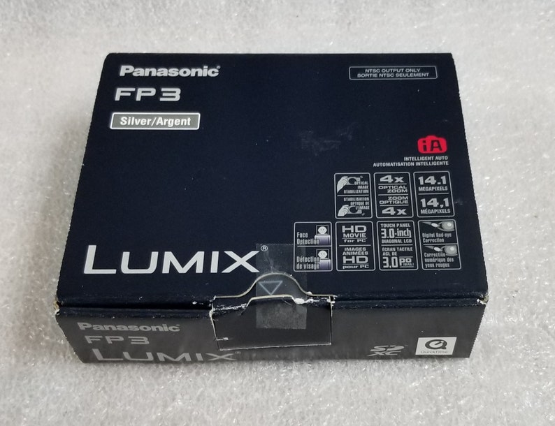 Panasonic Lumix DMCFP3 14.1 MP Digital Camera With 4x Optical Etsy