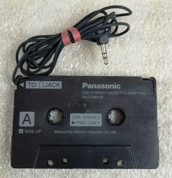 Panasonic SH-CDM10B Stereo Car Cassette Adapter Car Adapter RP-AK45 