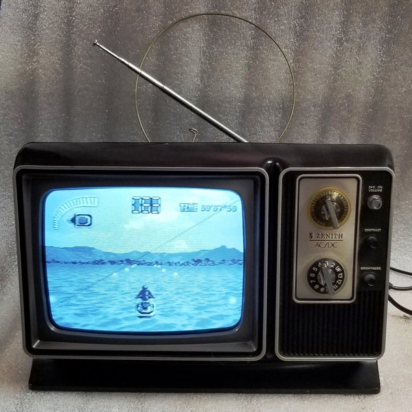 Zenith Portable 9" TV Black Television Model L092Y for Tv & Gaming