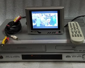 Samsung Combi DVD/VHS Model No V6000 No Remote Only VCR Works. 