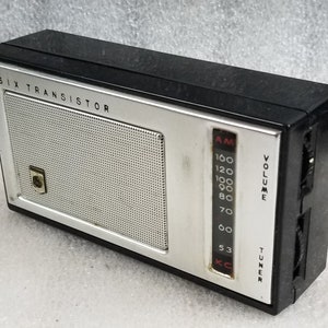 Transistor de radio vintage EMPEROR, antiguo transistor de mano