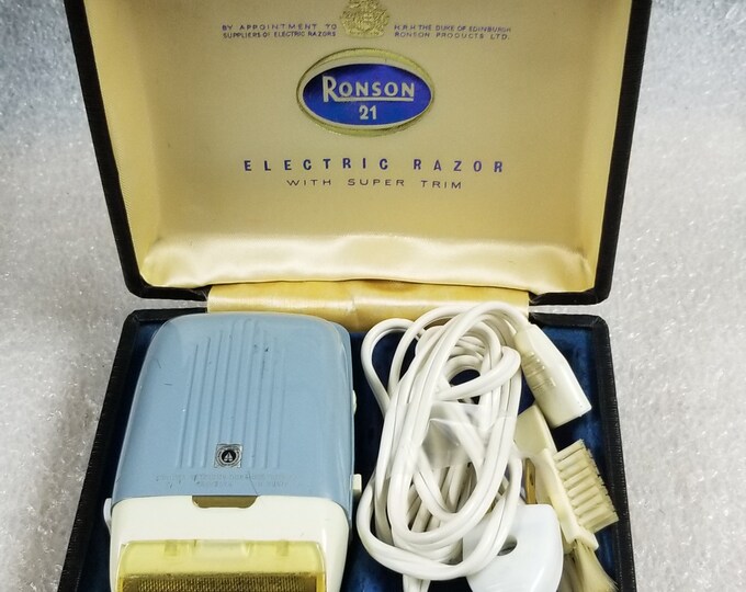 Ronson 21 ELECTRIC RAZOR WITH Super Trim Etsy