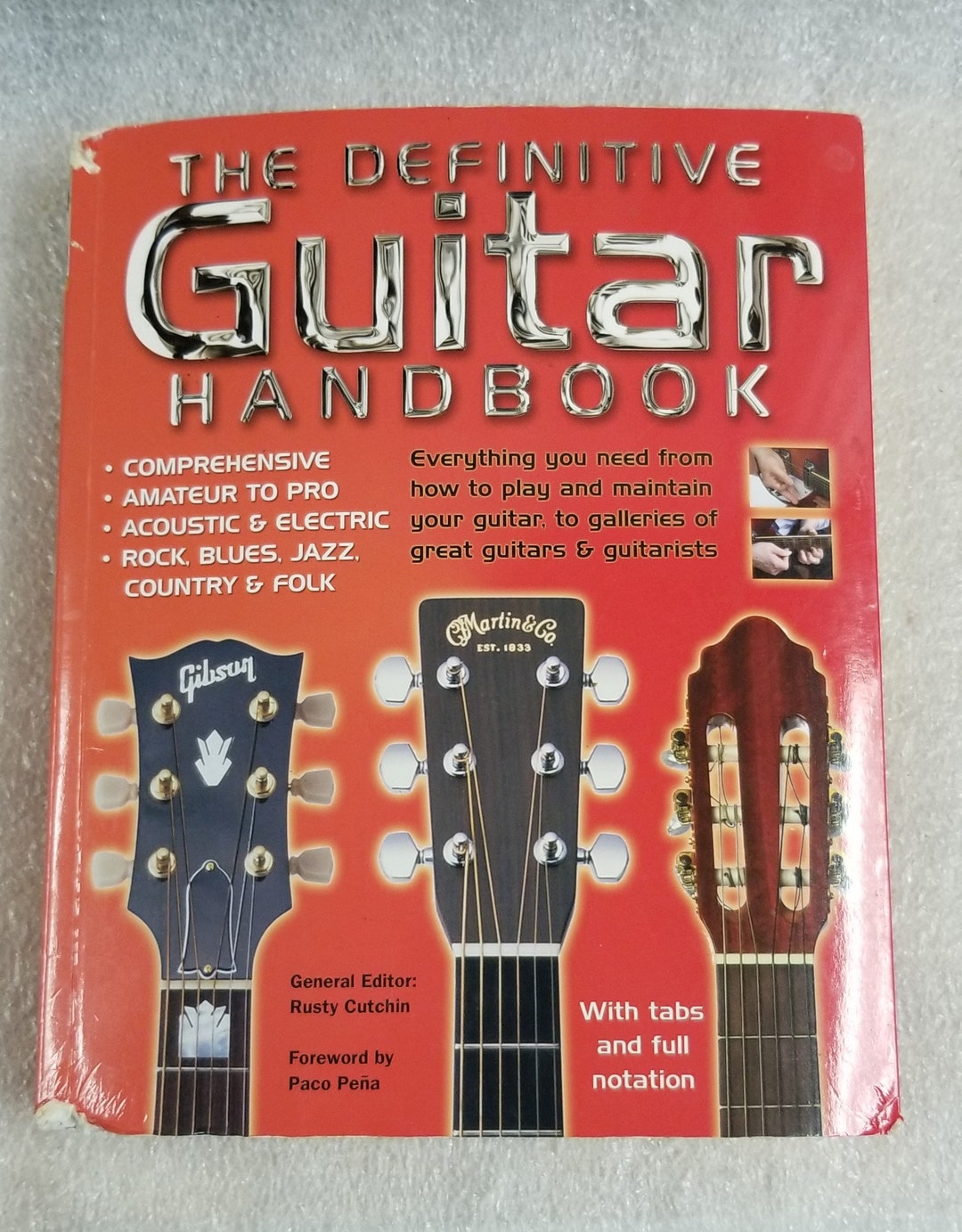 The Definitive Guitar Handbook Paperback Etsy