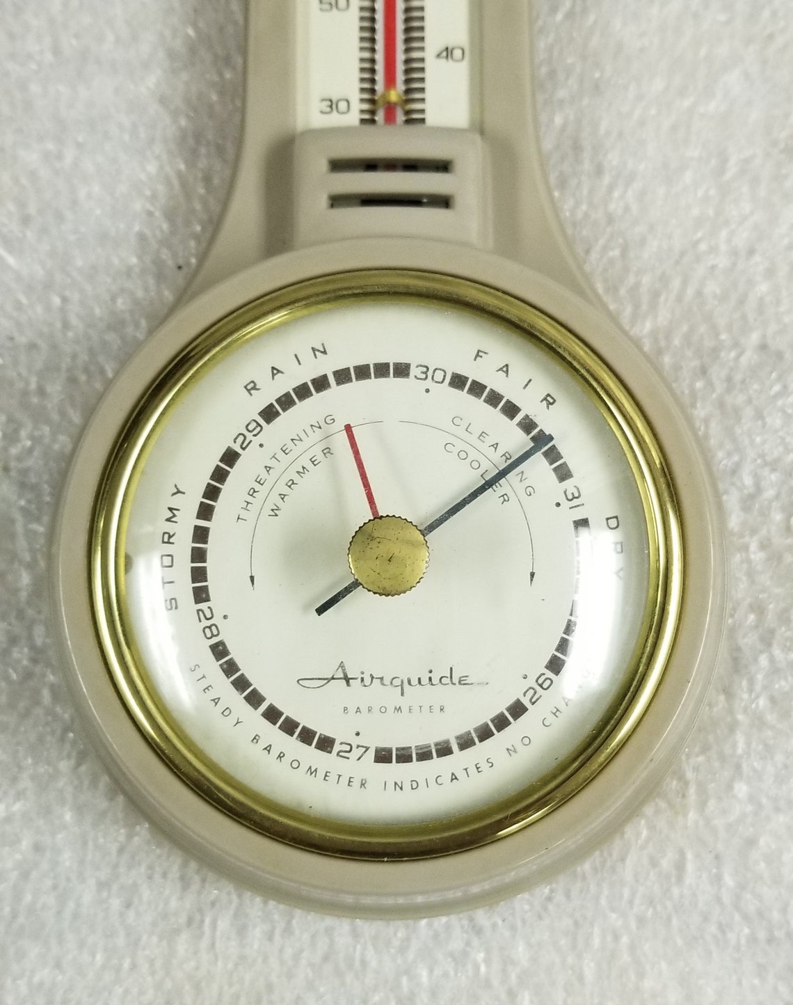 Vintage Airguide Barometer / Thermometer Etsy