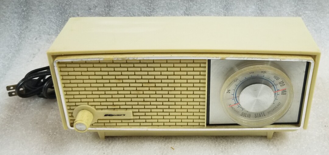 Kmart AM Radio Solid State Standard Broadcast Model 3062 Etsy