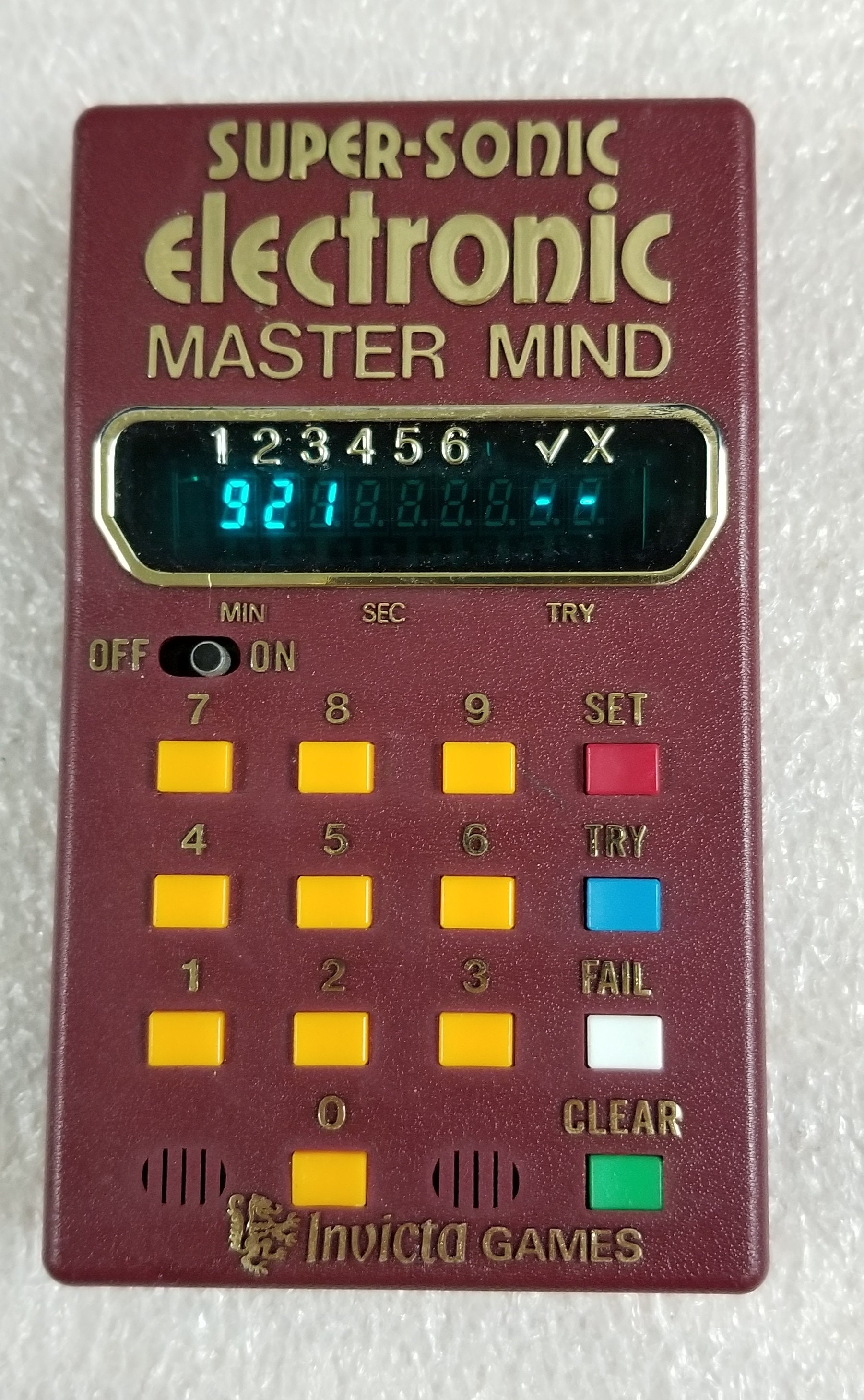 Super-sonic Electronic Master Mind 1970s - Etsy Israel