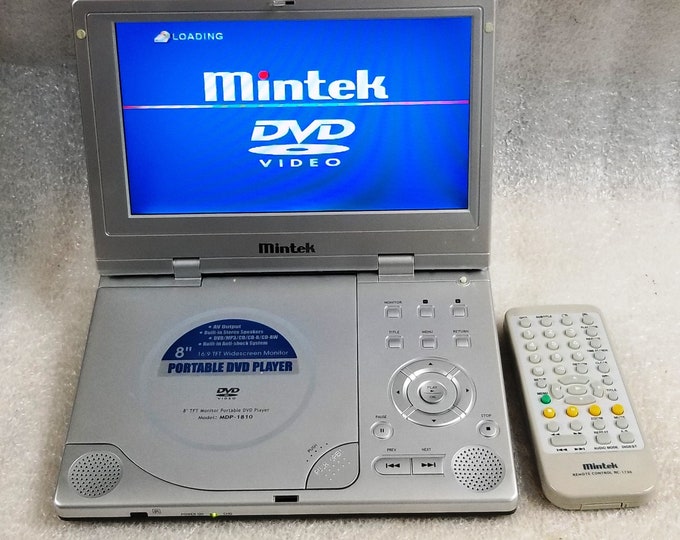 Mintek MDP1810 8inch Portable DVD Player COMPLETED Etsy