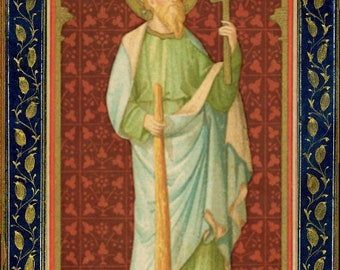 Saint Jude Mini Holy Card, Wallet Sized