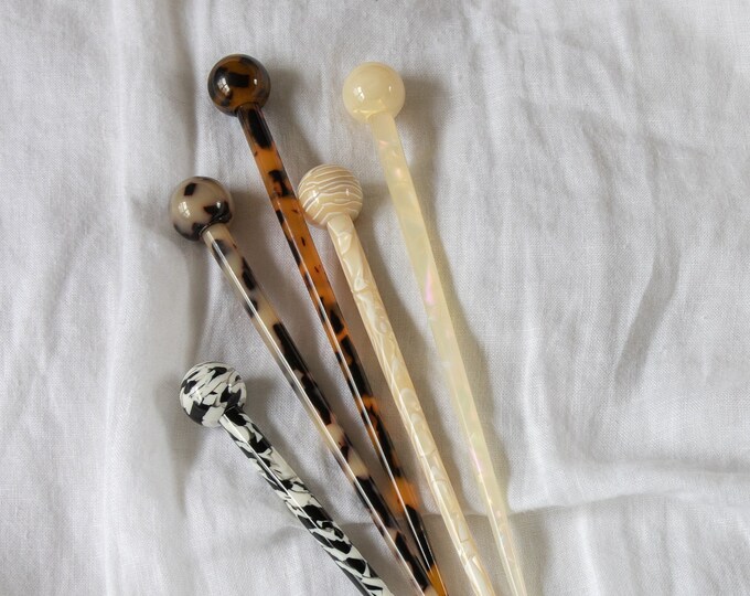 Hair Stick, Hair Pin, Hair Fork, Minimalist, Hair Accessories, Ecofriendly Material, Acetate Etsy