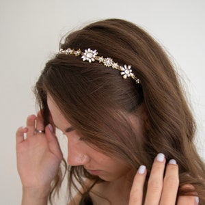 Embellished Crystal Headband, Womens Headband, Emerald-cut Headband, Crystal Headband, Girls Headband, Headband For Girls