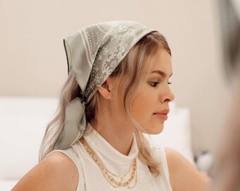 silk head scarf bandana