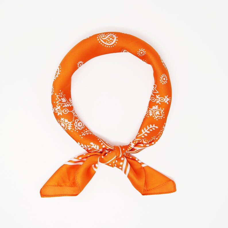 Silk Bandana Silk Hair Scarf Satin Bandana Hair Wrap Etsy