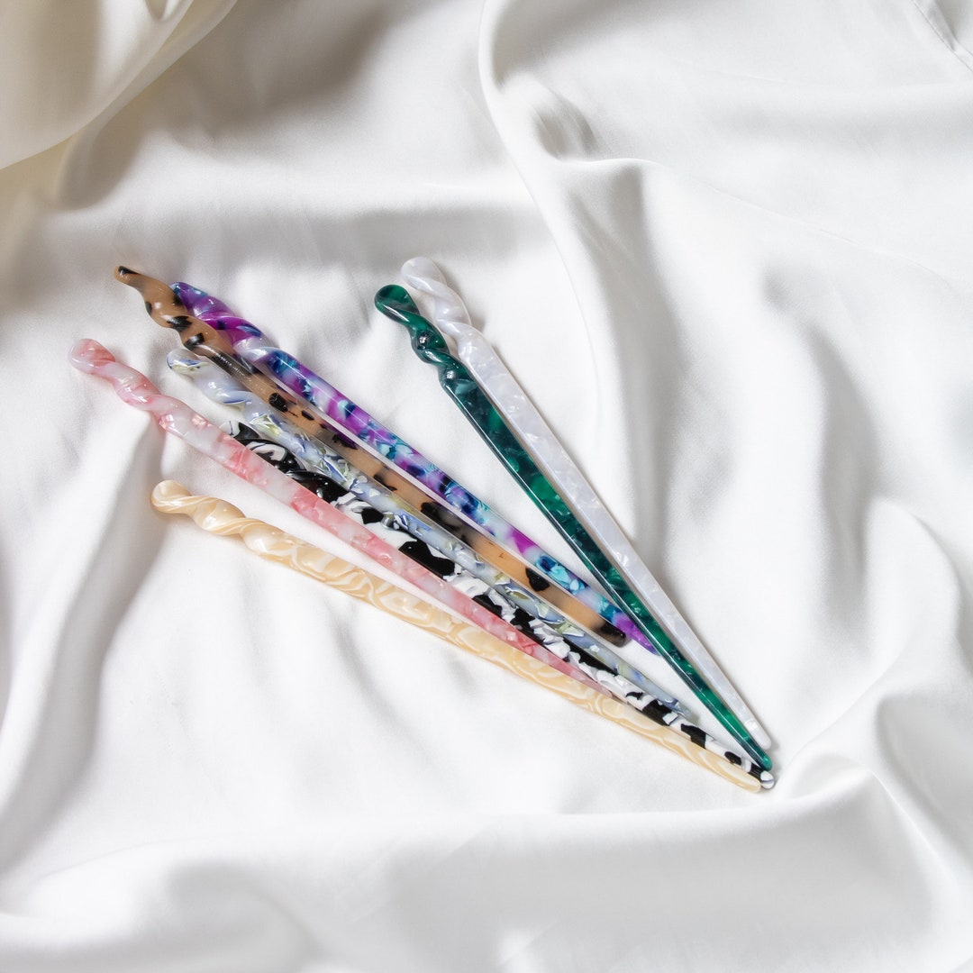 Hair Stick, Hair Pin, Hair Fork, Minimalist, Hair Accessories, Ecofriendly Material, Acetate Etsy