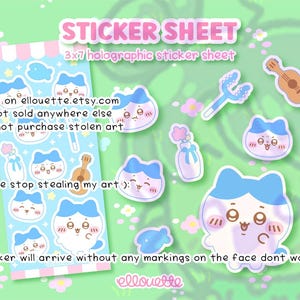 Sticker Sheet - Hachiware